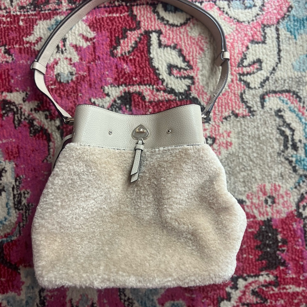 Kate Spade Marti Shearling Bucket Purse